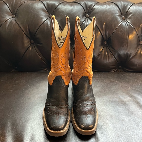 Old West Women’s cowboy boots size 6.5 - Picture 2 of 7